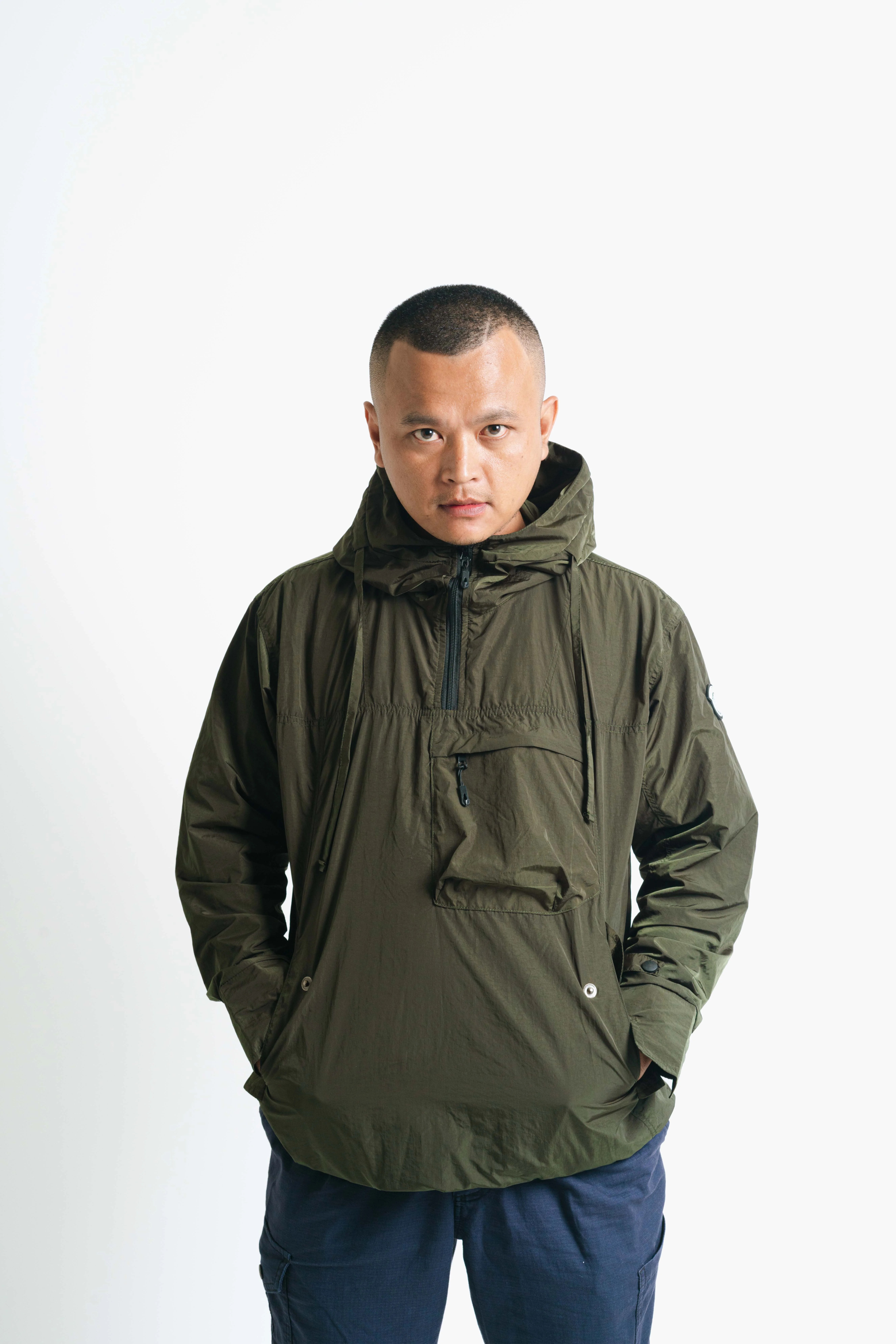 Jacket Gepgyar Olive Crinkle Nylo